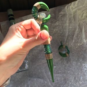 handmade MOON poker/stirrer stick